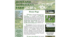 Desktop Screenshot of howlandhomesteadfarm.com