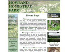 Tablet Screenshot of howlandhomesteadfarm.com